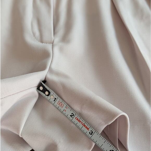 NWT Babaton Bureau Matte Pearl Mid-rise Wool Twill Pleated Mini Shorts, size 2 - Picture 6 of 7